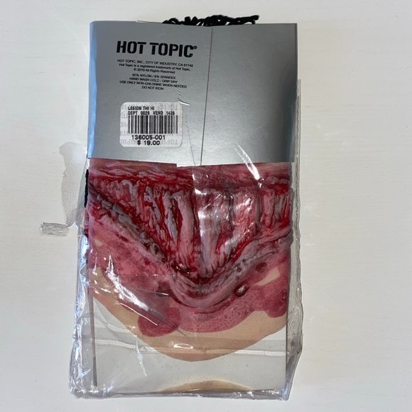 *Clearance* NWT Hot Topic Zombie Horror Thigh High Socks - Picture 4 of 4